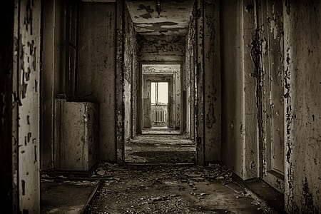 white and gray hall way thumbnail