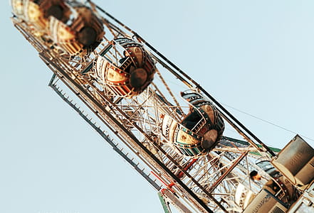 Ferris Wheel in Worms Eye View Photography thumbnail