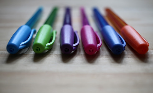 Multi colored pens thumbnail