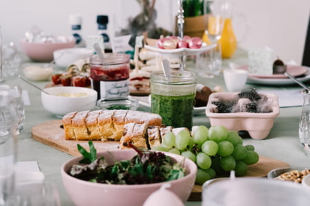 closeup photography of assorted foods on table thumbnail