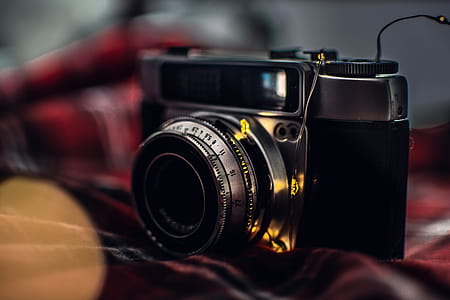 Selective Focus Photography of Black Film Camera thumbnail