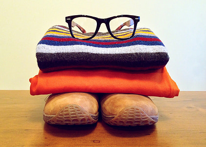 eyeglasses, shirt and shoes thumbnail