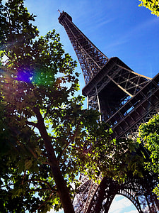 shallow focus photography of Eiffel tower thumbnail