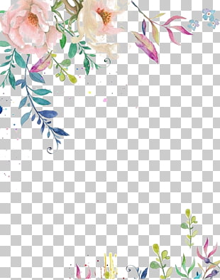 Wedding invitation Paper Flower Watercolor painting Ink, Water-color ink flower, pink petaled flower PNG clipart