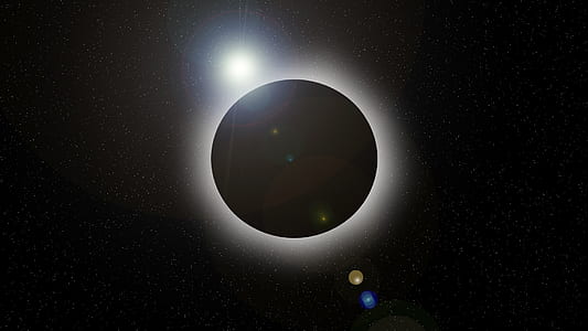 lunar eclipse at nighttime thumbnail