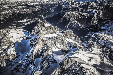 gray mountains with snow thumbnail