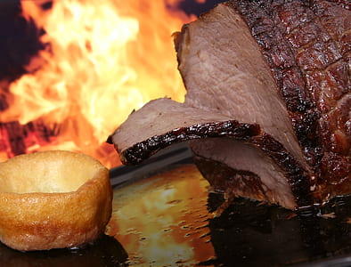 grilled meat and baked pastry thumbnail