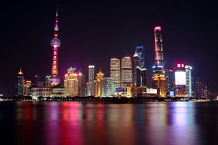 Shanghai city escape nighttime photography thumbnail