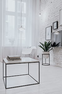 Living Room With Scandi Interior Design, Un'common Marble Table thumbnail