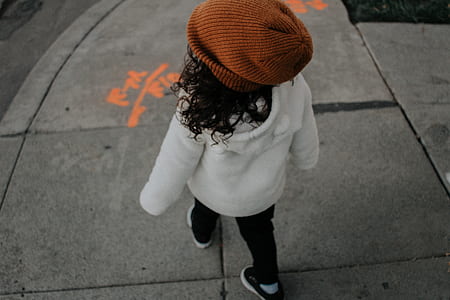 person wearing white hoodie thumbnail