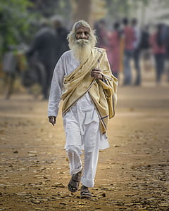 man wearing white thobe robe thumbnail