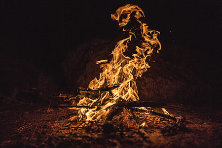 timelapse photography of bonefire thumbnail