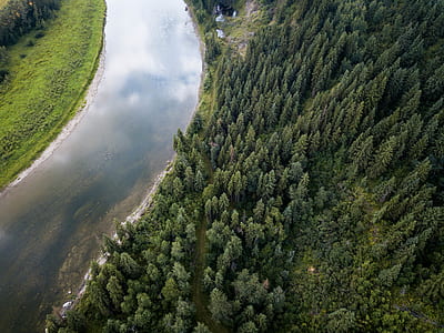 aerial view of river thumbnail