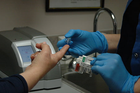 person getting blood sample thumbnail