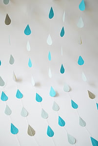 blue and white hanging decors thumbnail