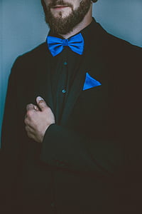 black and blue formal suit thumbnail