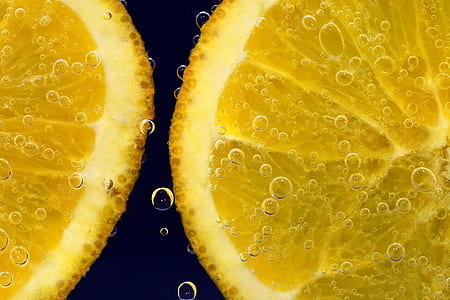 macro photography of two lemon slices thumbnail