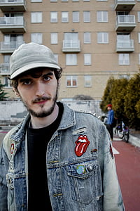 men's blue denim jacket thumbnail