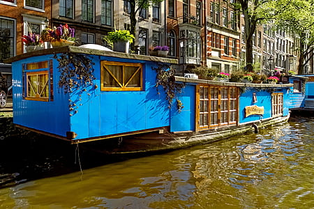blue and brown boat thumbnail