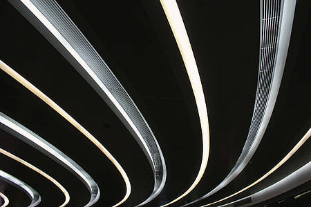 ceiling with turned on recessed lights thumbnail