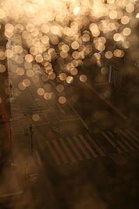 bokeh photography of orange lights over highway road thumbnail