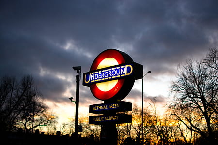 Underground signage with light thumbnail