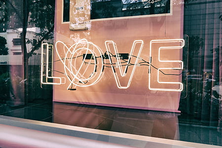 White L O V E Led Signage thumbnail