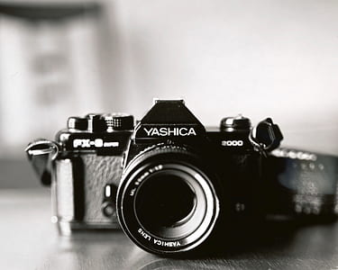 closeup photo of black Yashica camera thumbnail