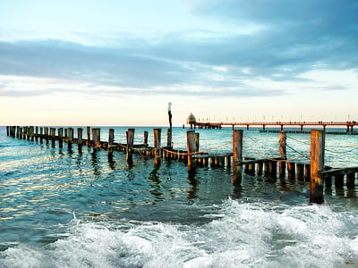 photo of sea dock during daytime thumbnail