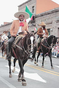 group of people riding horses thumbnail