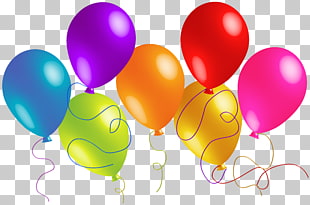 Balloon , Large Transparent Colorful Balloons , assorted-color balloons illustration PNG clipart