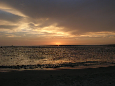 sunset over the sea thumbnail