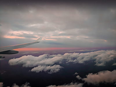 aerial view of white clouds thumbnail