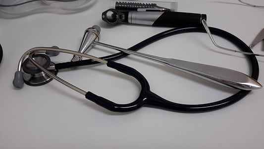 black stethoscope on table thumbnail