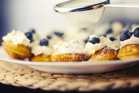 baked breads on plate thumbnail