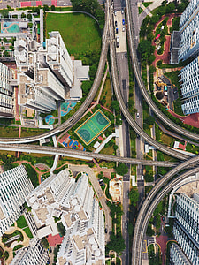 arial view of city with buildings during daytime thumbnail