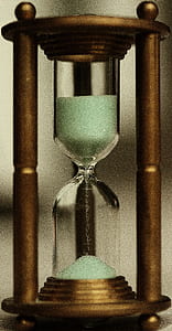 close-up of brown framed hour glass thumbnail