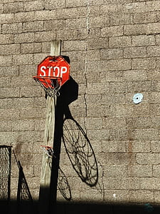 red and brown basketball hoop thumbnail