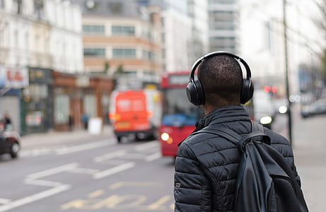 man standing on street thumbnail