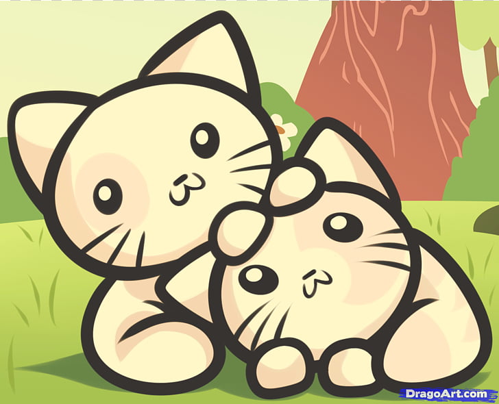 Kitten Cat Drawing Cuteness, Drawings For Kids PNG clipart