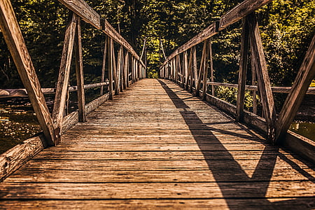 brown wooden bridge thumbnail