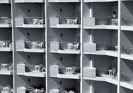 grayscale photo of building thumbnail