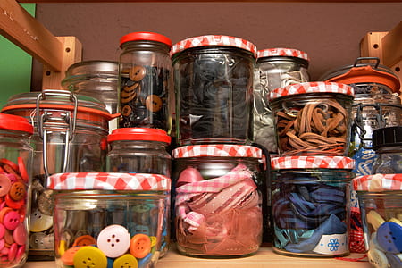 clear glass jar lot thumbnail