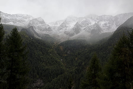 landscape photo of mountains covered with snow thumbnail