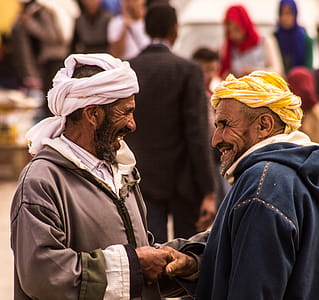Two Man Smiling Each Other thumbnail