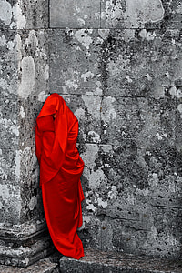 selective color photography of garment on eall thumbnail