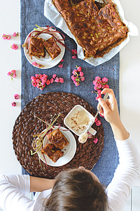 Homemade rhubarb cake thumbnail