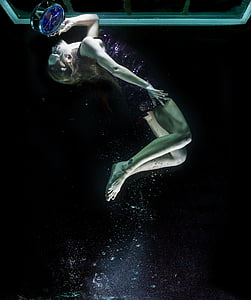 woman swimming on water thumbnail