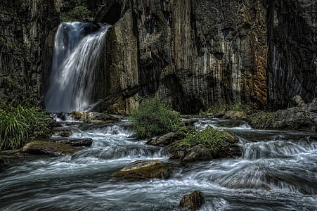 nature, water, rocks, creek thumbnail