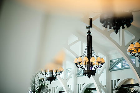 black and yellow chandeliers thumbnail